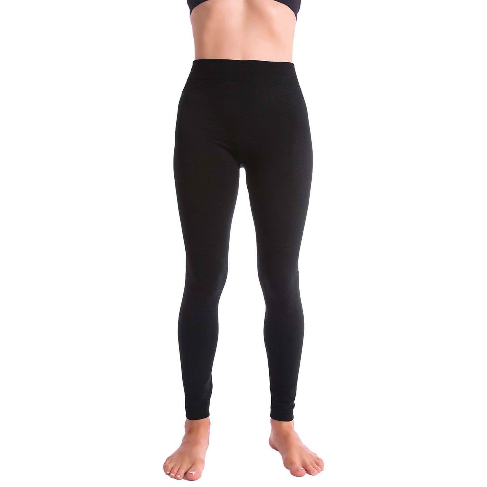 5-Pack: Women's Premium Fleece-Lined Leggings - FreshFinds