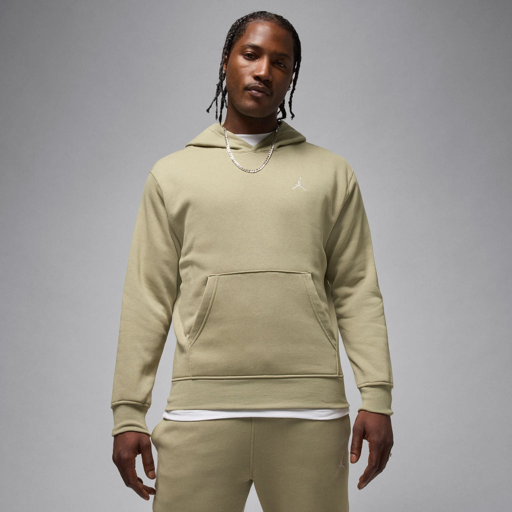 Air Jordan Mens Brooklyn Fleece Pullover Hoodie - Medium Khaki - FreshFinds