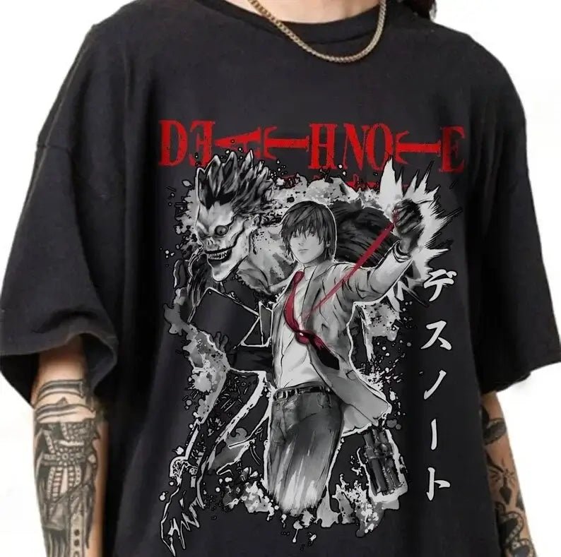 Death Note T-shirt: Anime Manga Unisex Graphic Tee - FreshFinds
