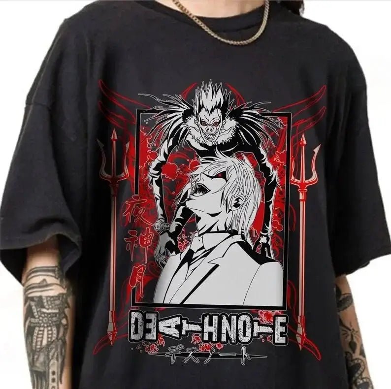 Death Note T-shirt: Anime Manga Unisex Graphic Tee - FreshFinds