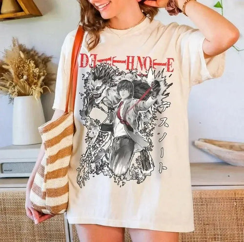 Death Note T-shirt: Anime Manga Unisex Graphic Tee - FreshFinds