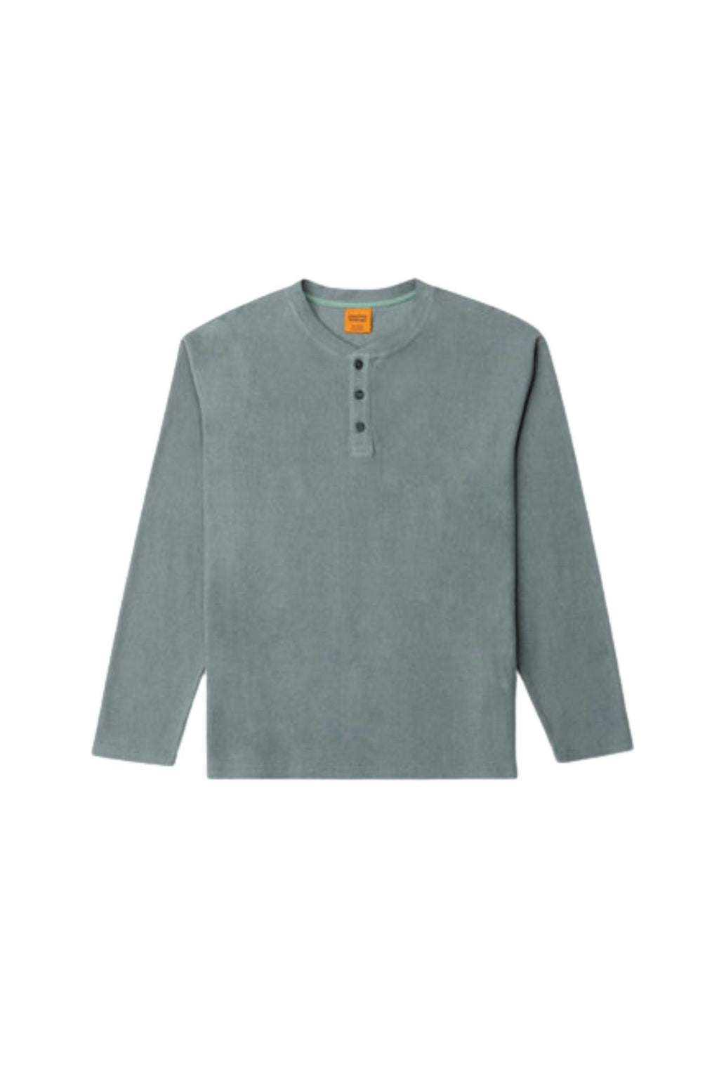 Vintage Terry Long Sleeve Henley Shirt