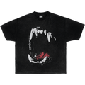 Dog Teeth Streetwear Boxy Tee Unisex Cotton Boxy Fit 240 GSM - FreshFinds