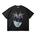 Kryptic Myst Garment Dyed Streetwear Tee 260GSM Cotton Faded Raw Hem True To Size - FreshFinds