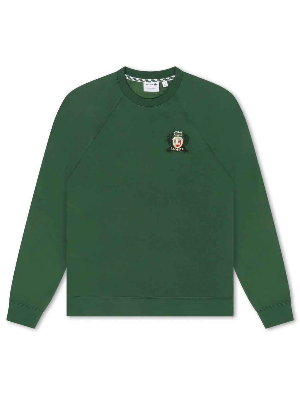Lacoste Embroidered Shield Sweatshirt - Green - FreshFinds