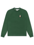 Lacoste Embroidered Shield Sweatshirt - Green - FreshFinds