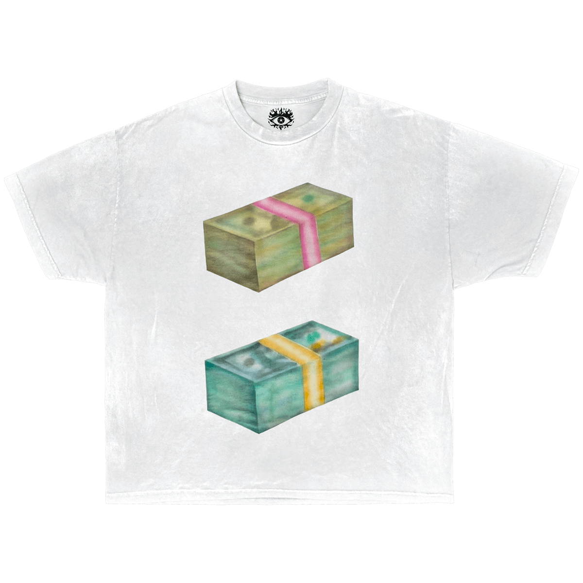 Money Streetwear Boxy Tee Cotton Boxy Fit 240 GSM Unisex Tee Premium - FreshFinds