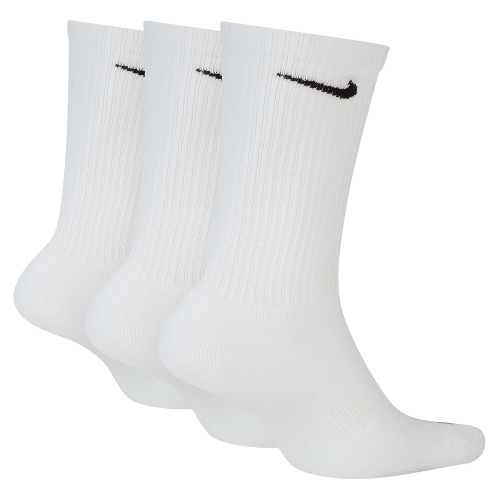 Nike Adult 3 - Pack Everyday Plus Cushioned Socks - White - FreshFinds