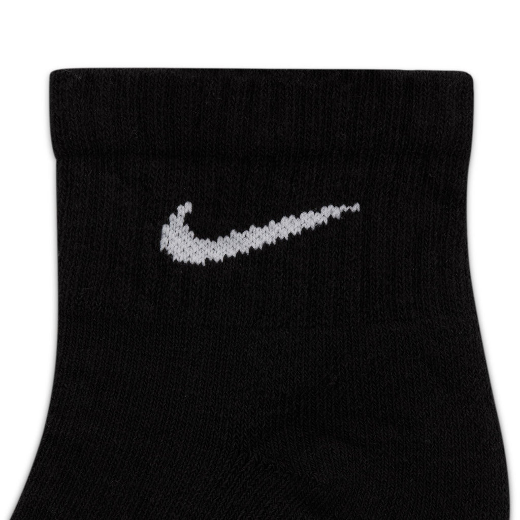 Nike Men's Everyday Cushioned 6 - Pack Ankle Socks - Black - FreshFinds
