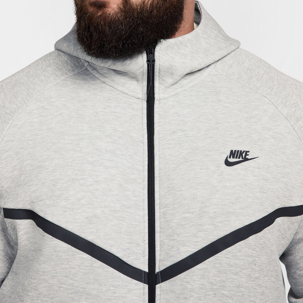 Nike Mens Tech Fleece Hoodie - Heather Grey - FreshFinds