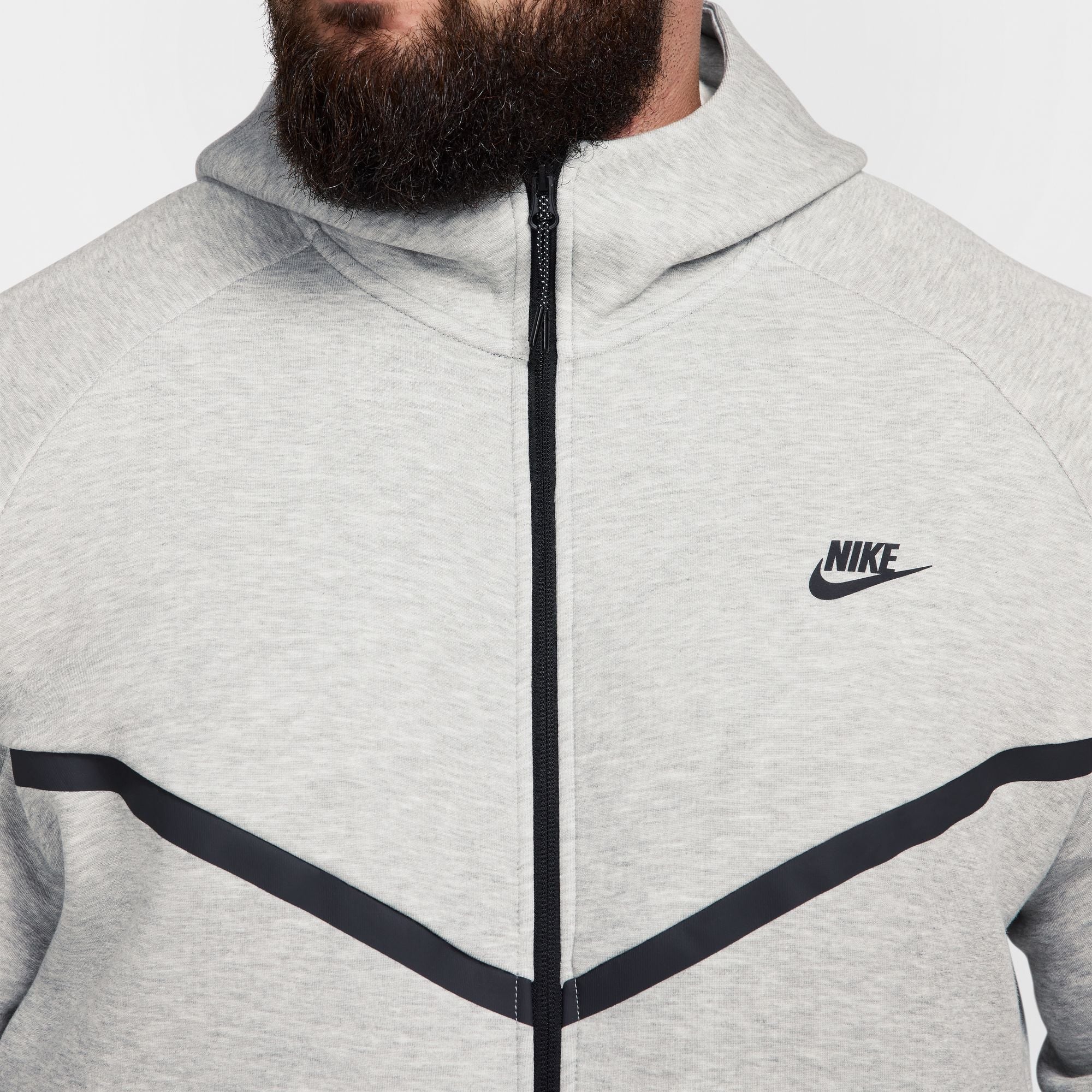 Nike Mens Tech Fleece Hoodie - Heather Grey - FreshFinds