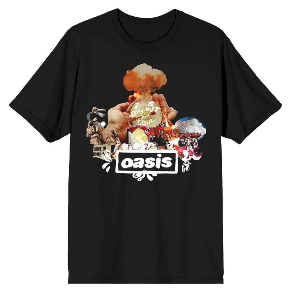 Oasis Atomic Mens T-shirt - Dig Out Your Soul Licensed - Brand New - Band Tees - FreshFinds