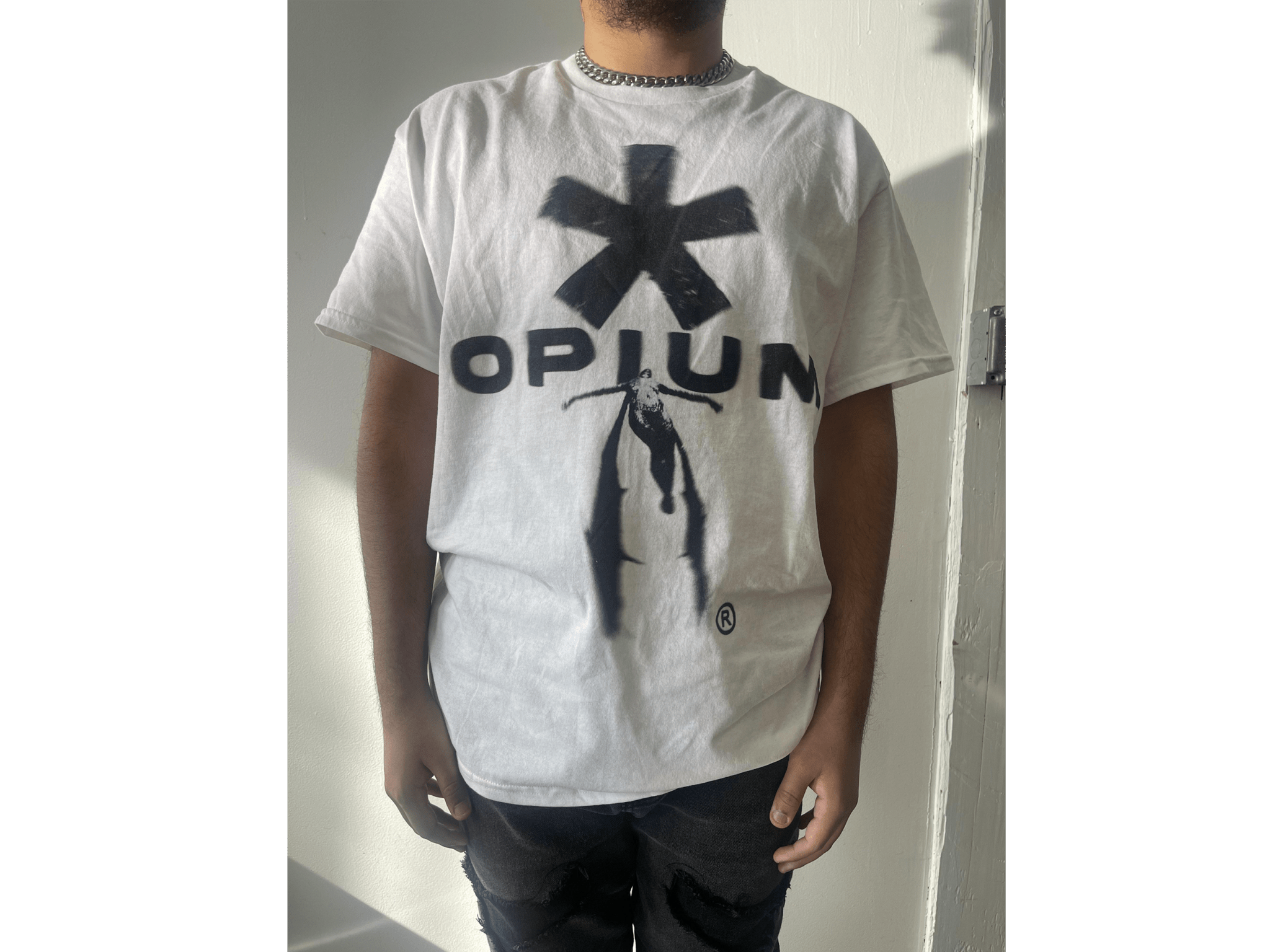 Opium Angel Streetwear Tee Cotton True To Size Unisex Short Sleeve Shirt - FreshFinds