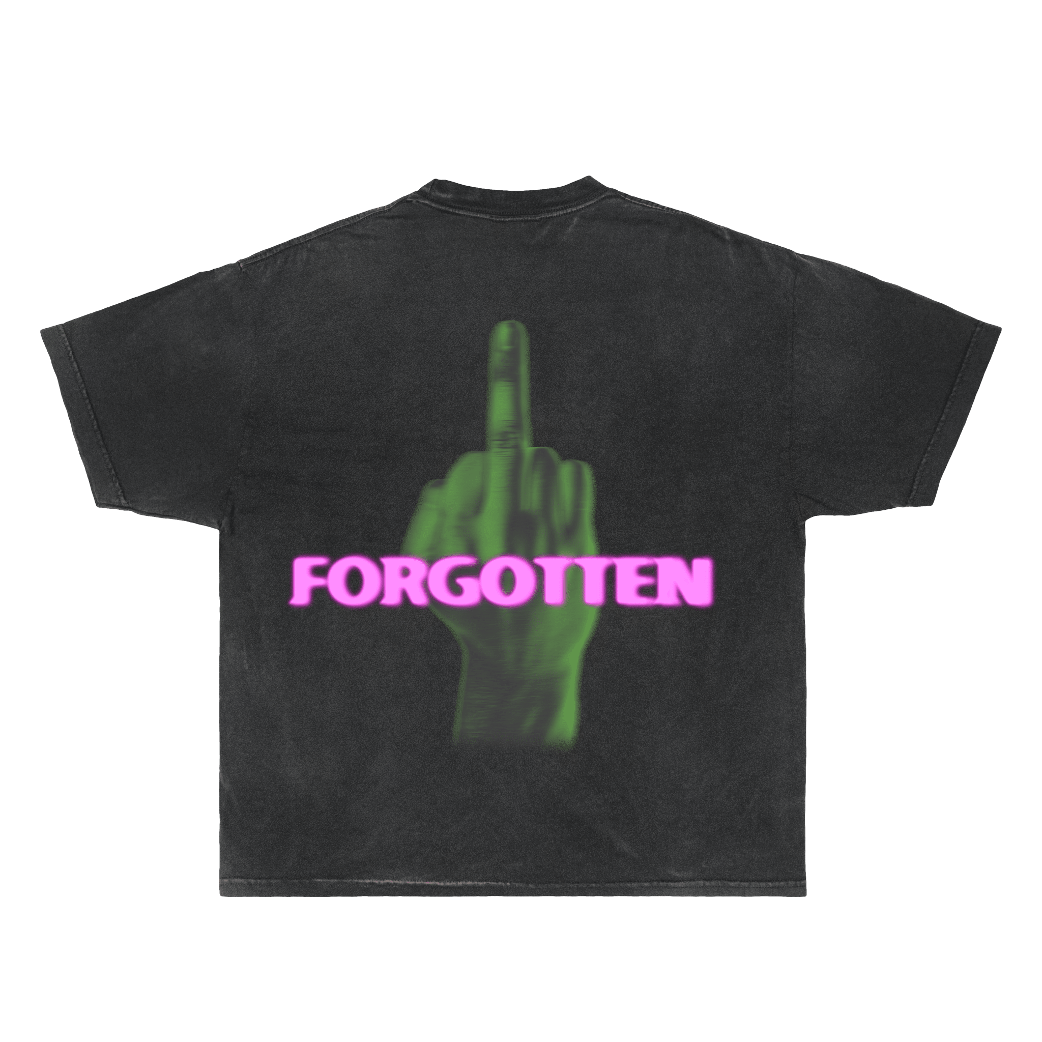 Paranormal Forgotten Garment Dyed Streetwear Tee Cotton Short Sleeve T Shirt - FreshFinds