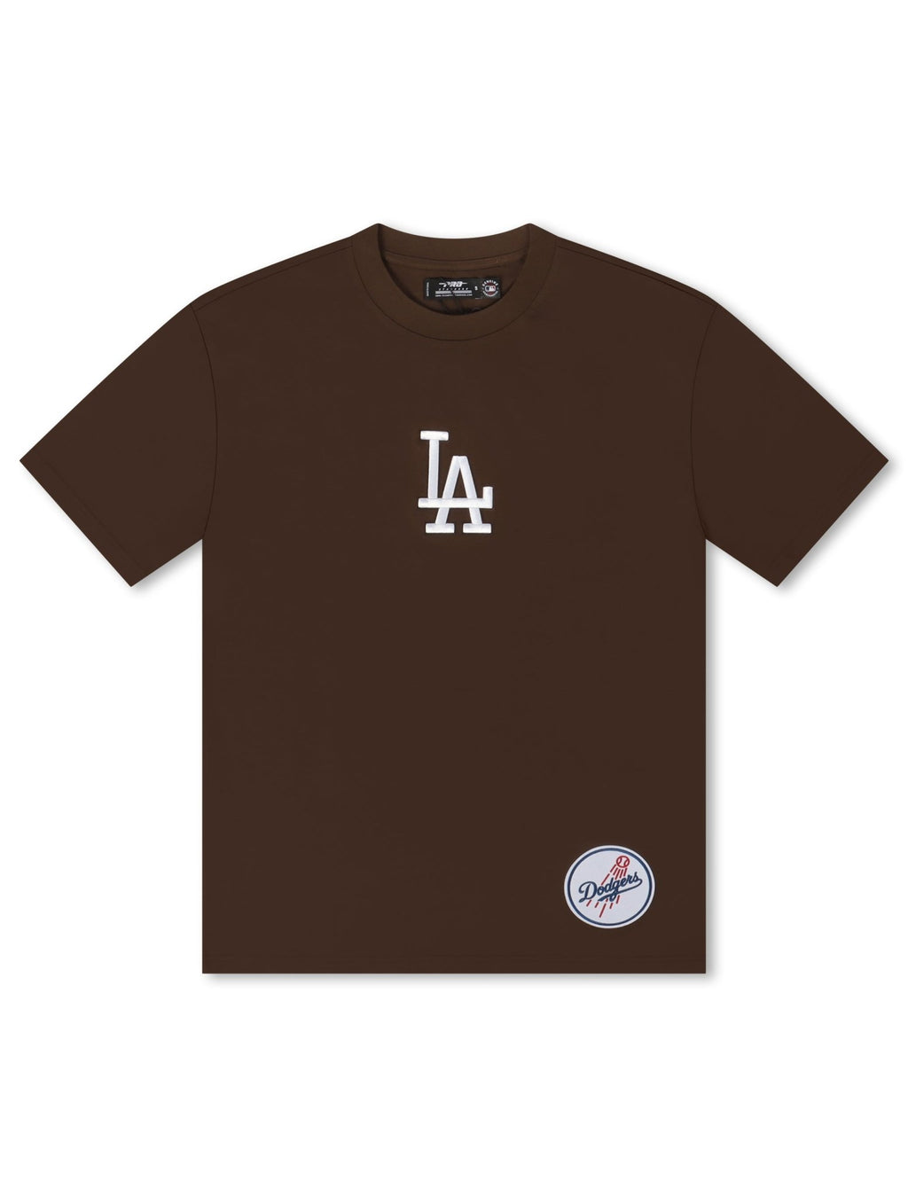 Pro Standard La Dodgers Wingspan Drop Shoulder Tee - Brown - FreshFinds