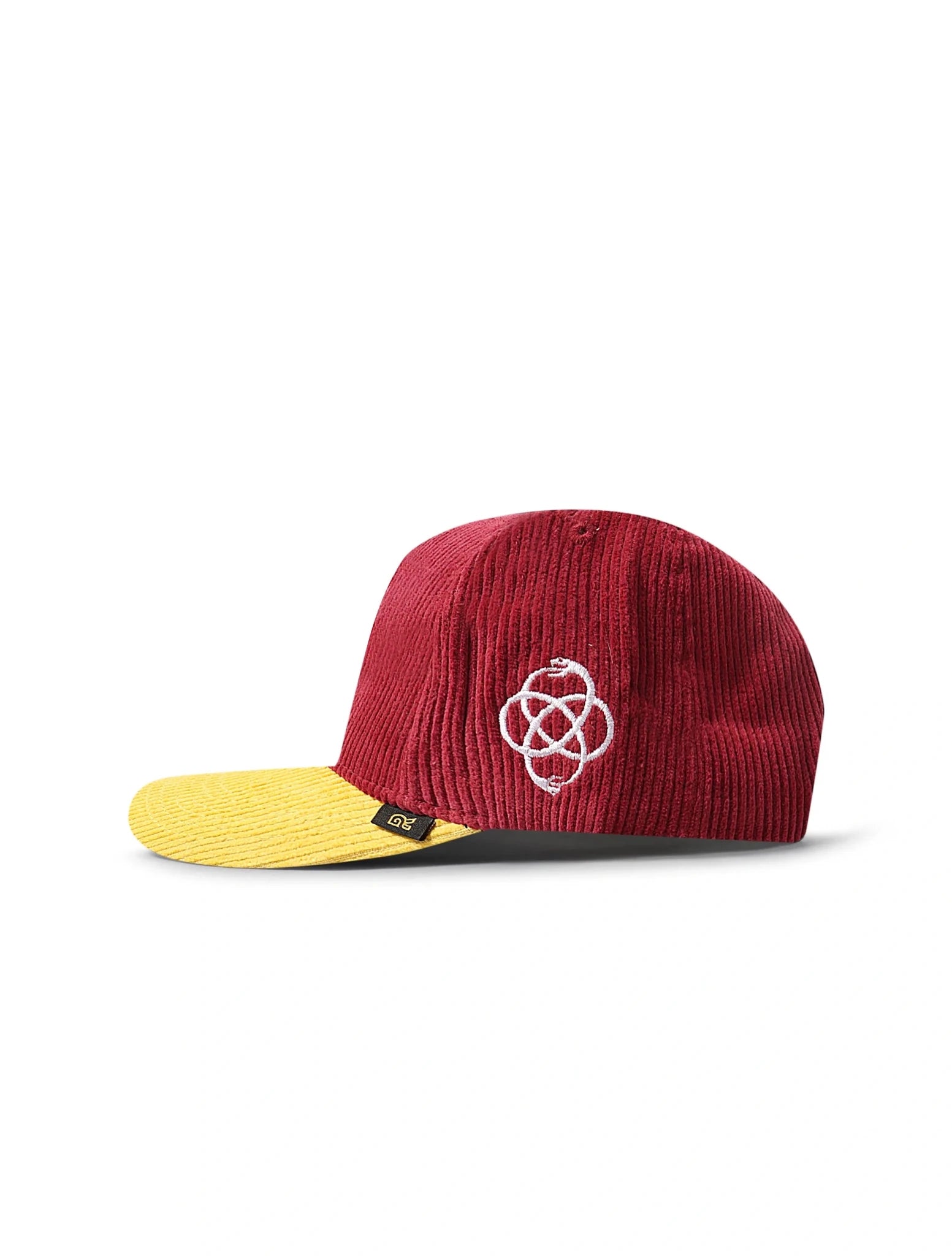 Reference Paradise La Corduroy Hat - Burgundy/Yellow - FreshFinds