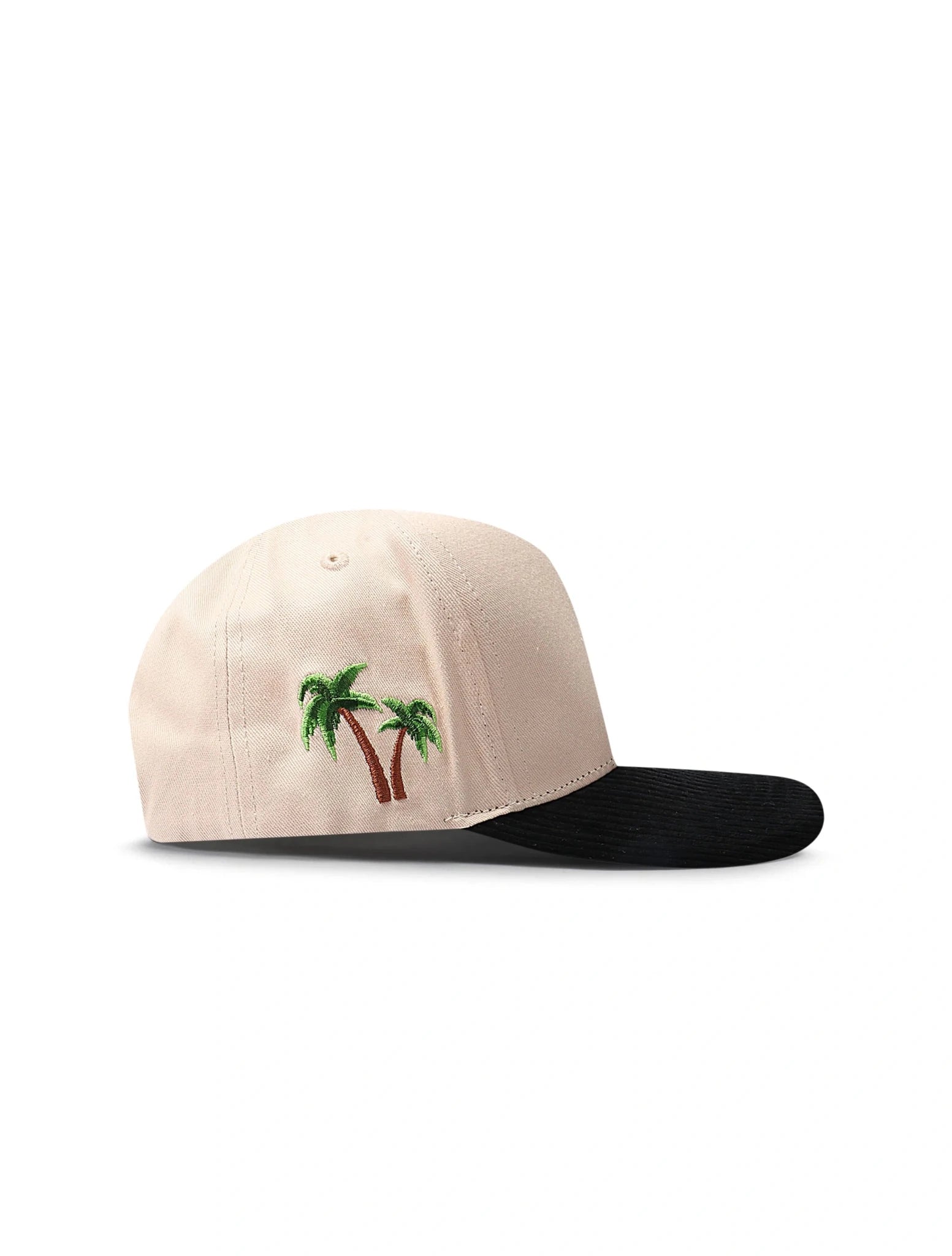 Reference Paradise La Crystals Hat - Cream/Black Corduroy - FreshFinds