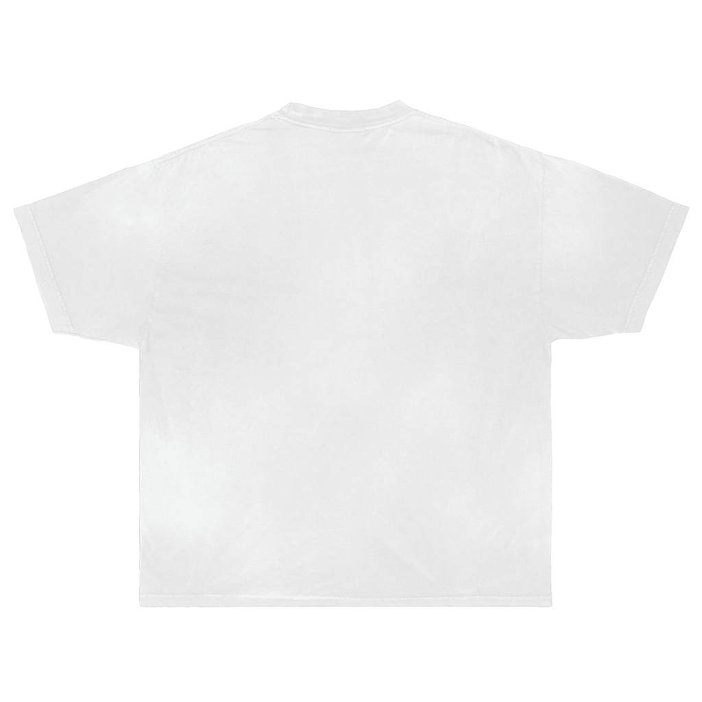 Saint Streetwear Tee White Cotton DTG Print Distressed Graphic True To Size - FreshFinds