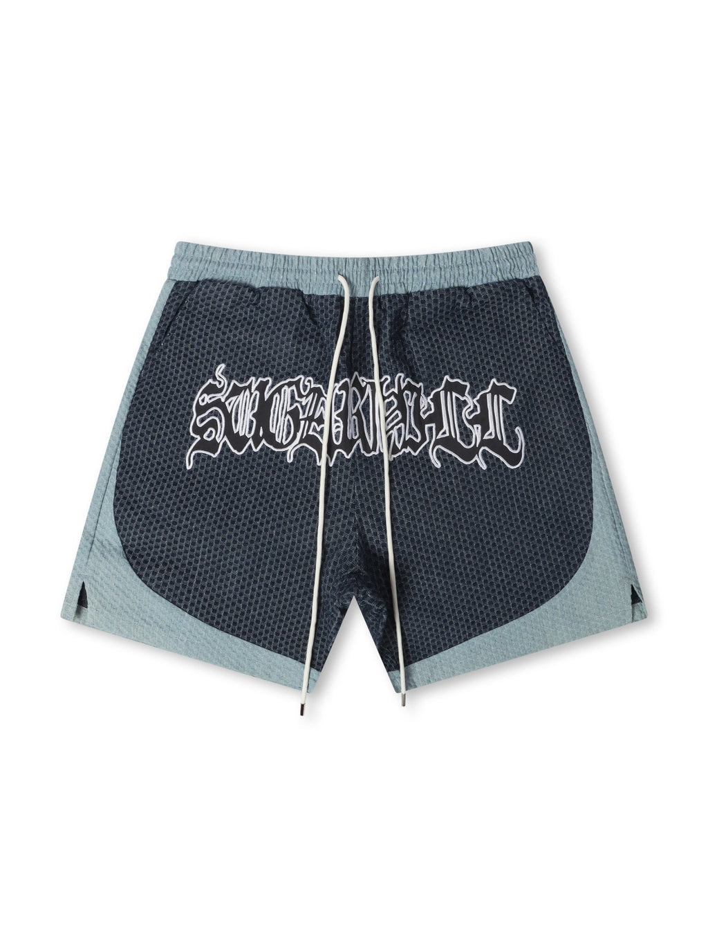 Sugarhill Summerland Jacquard Shorts - Light Blue - FreshFinds