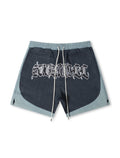 Sugarhill Summerland Jacquard Shorts - Light Blue - FreshFinds
