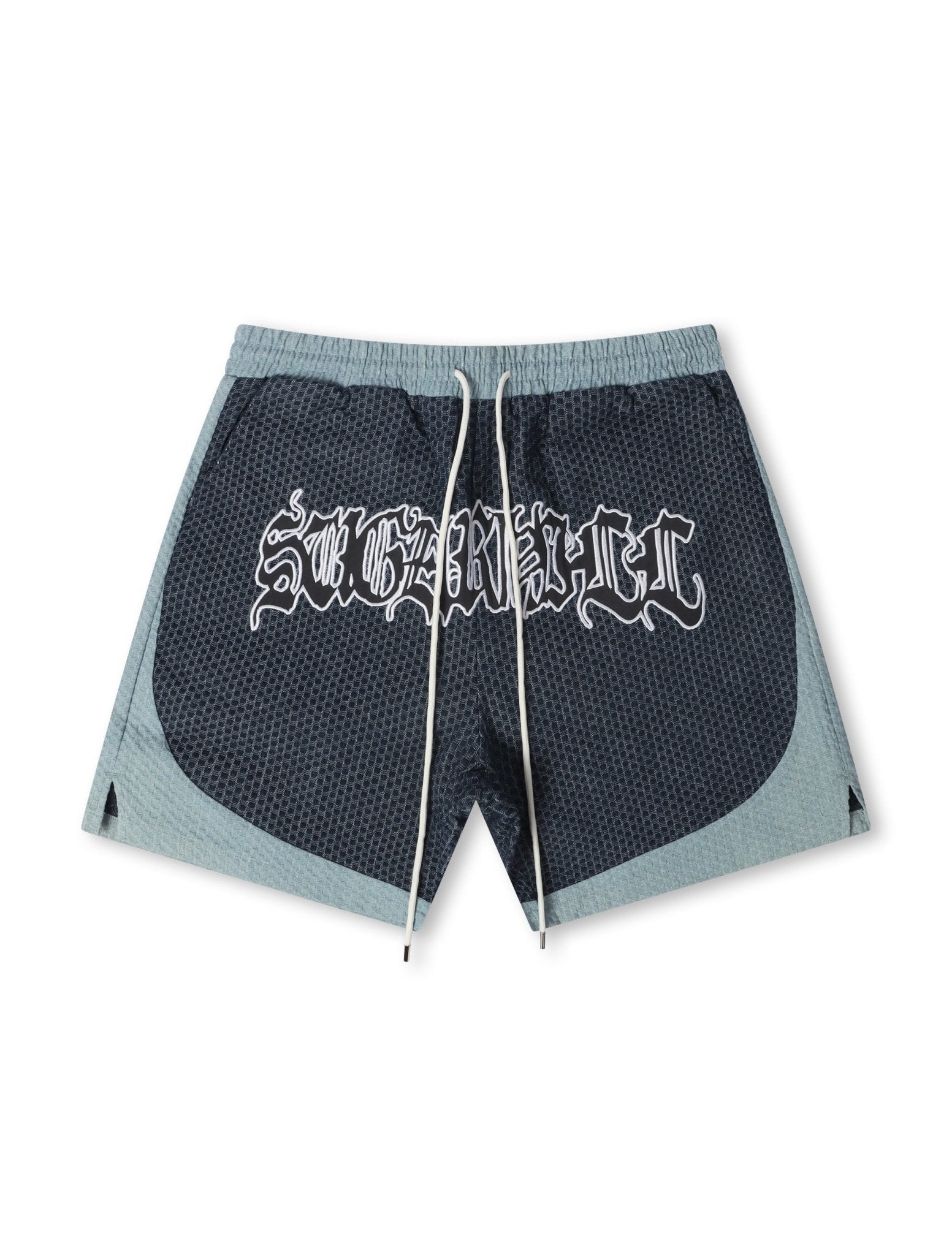 Sugarhill Summerland Jacquard Shorts - Light Blue - FreshFinds