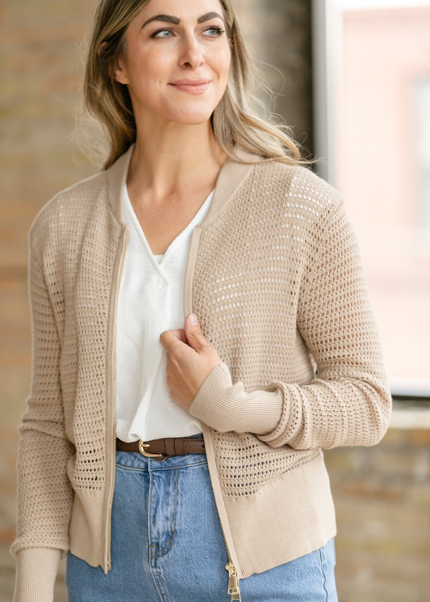 Tate Crochet Open Knit Cardigan - FreshFinds