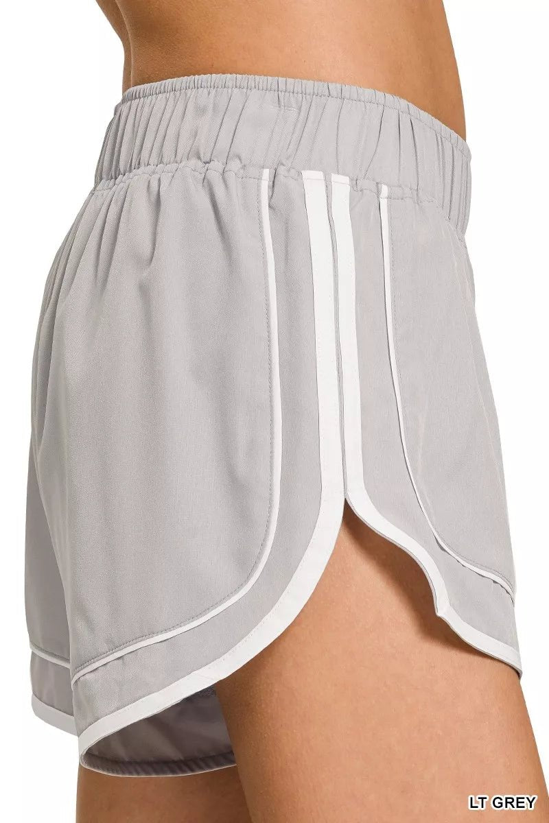Zenana Soft Woven Lined Dolphin Shorts - FreshFinds