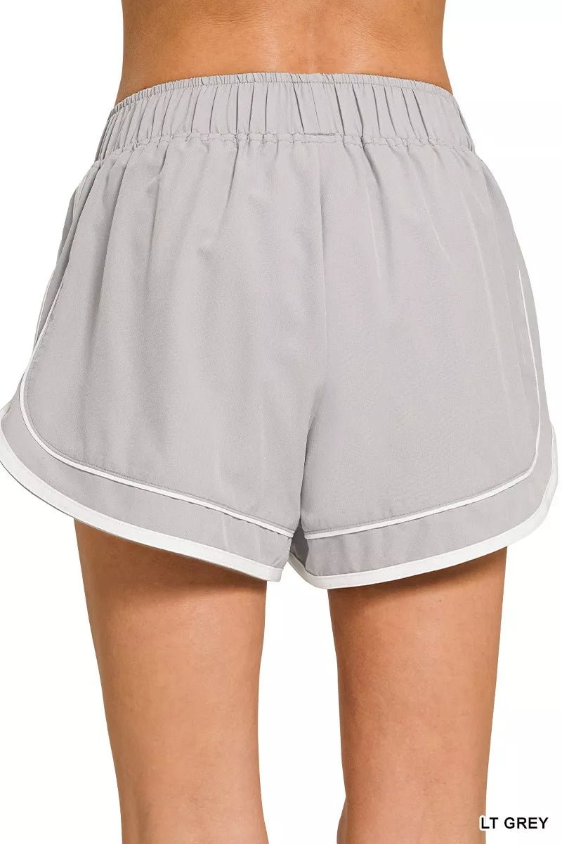 Zenana Soft Woven Lined Dolphin Shorts - FreshFinds
