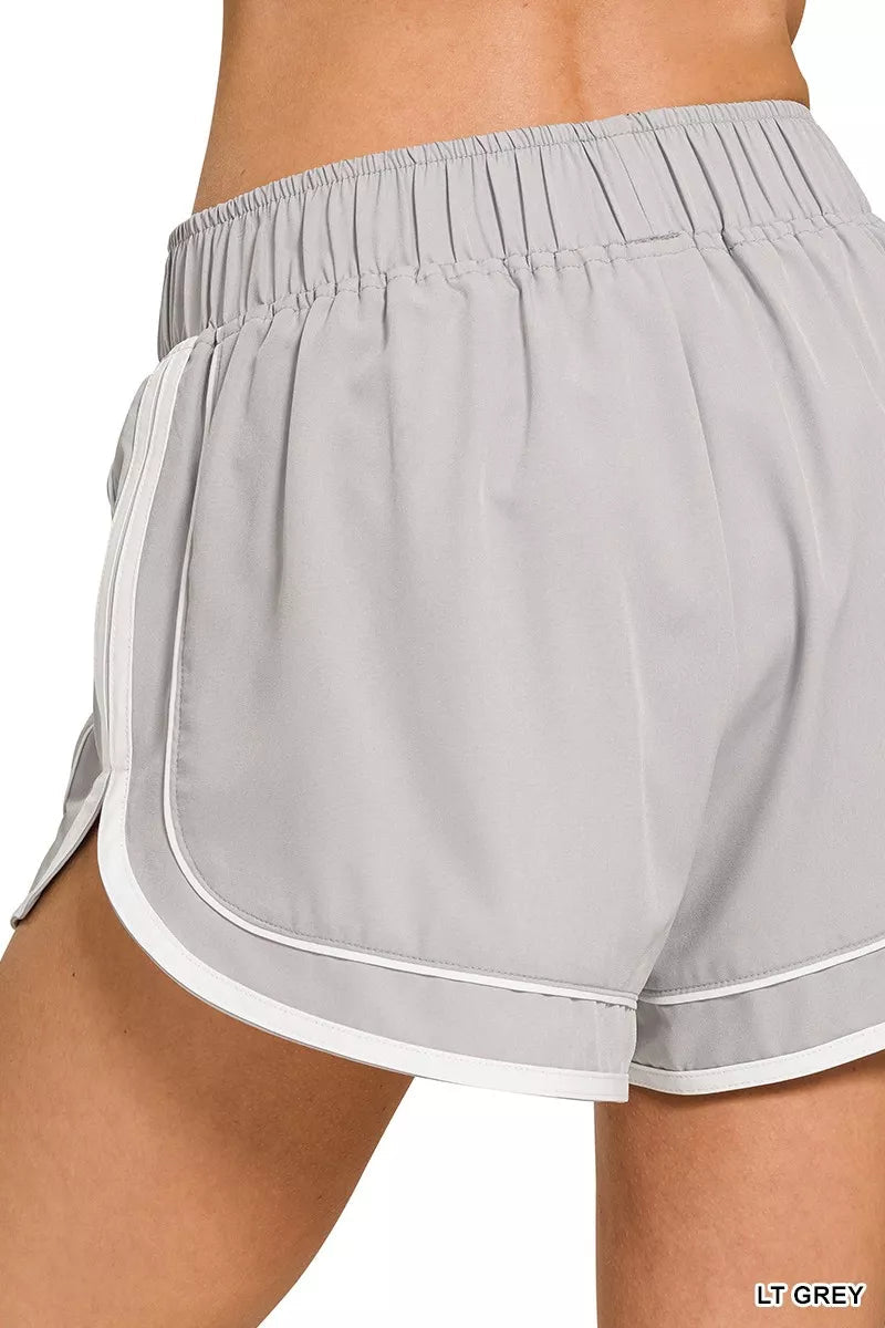 Zenana Soft Woven Lined Dolphin Shorts - FreshFinds