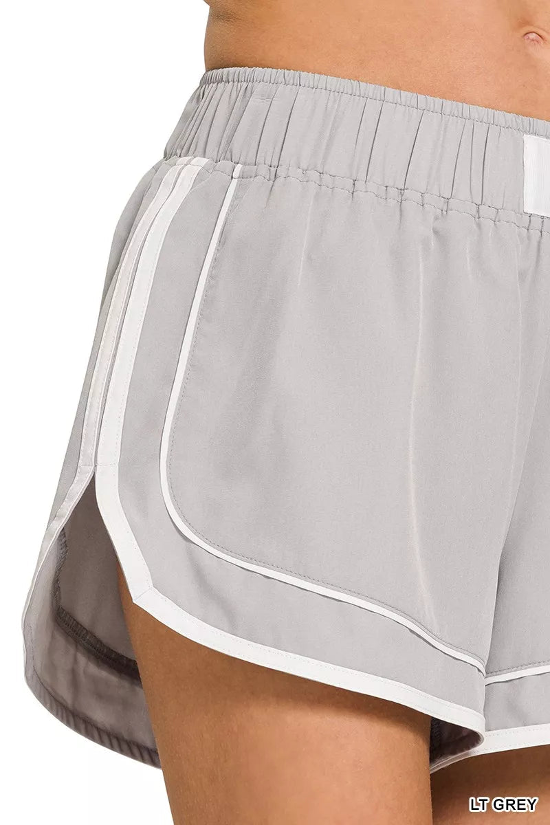 Zenana Soft Woven Lined Dolphin Shorts - FreshFinds